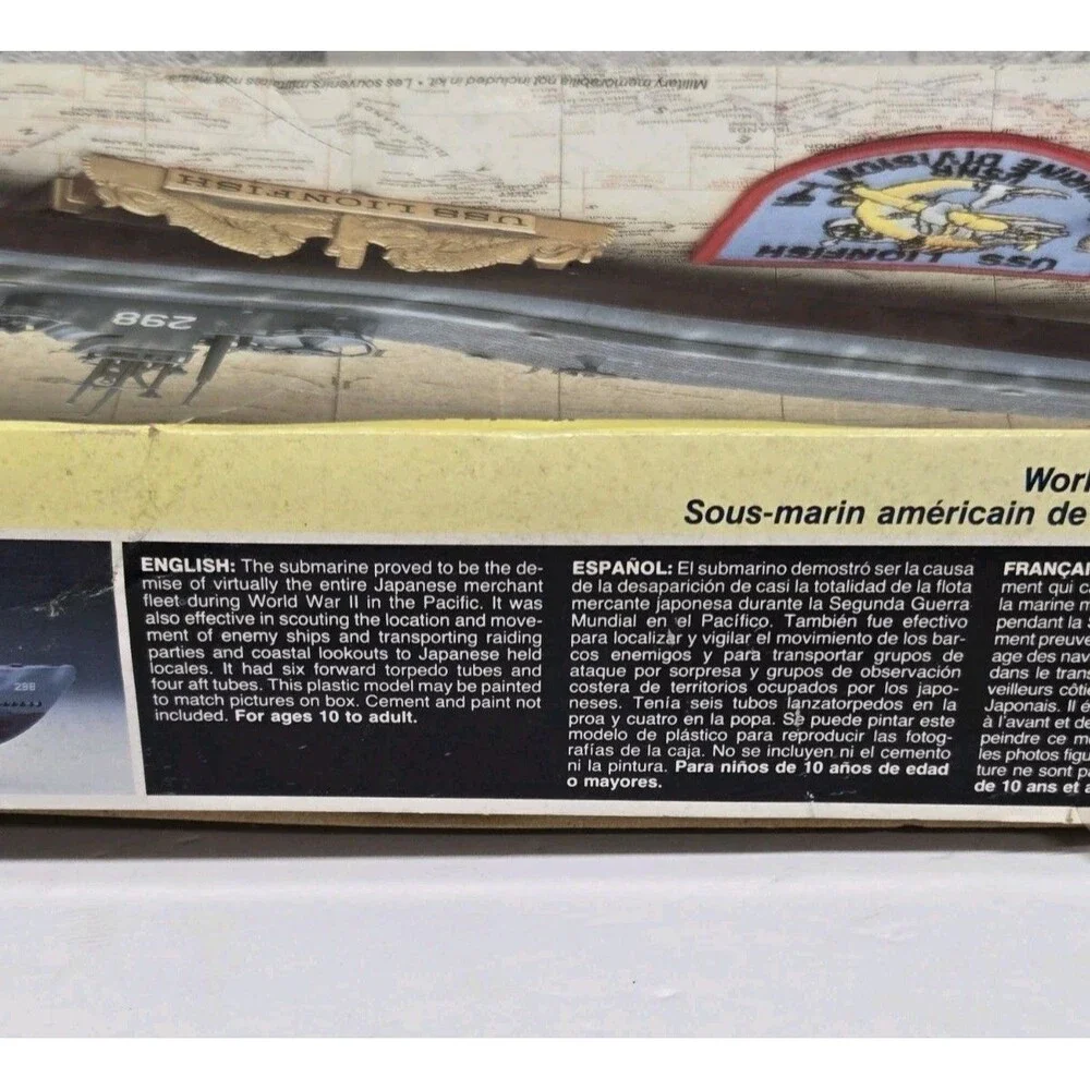 Revell 1:180 U.S.S. Lionfish Plastic Model Kit #5228 [U5]